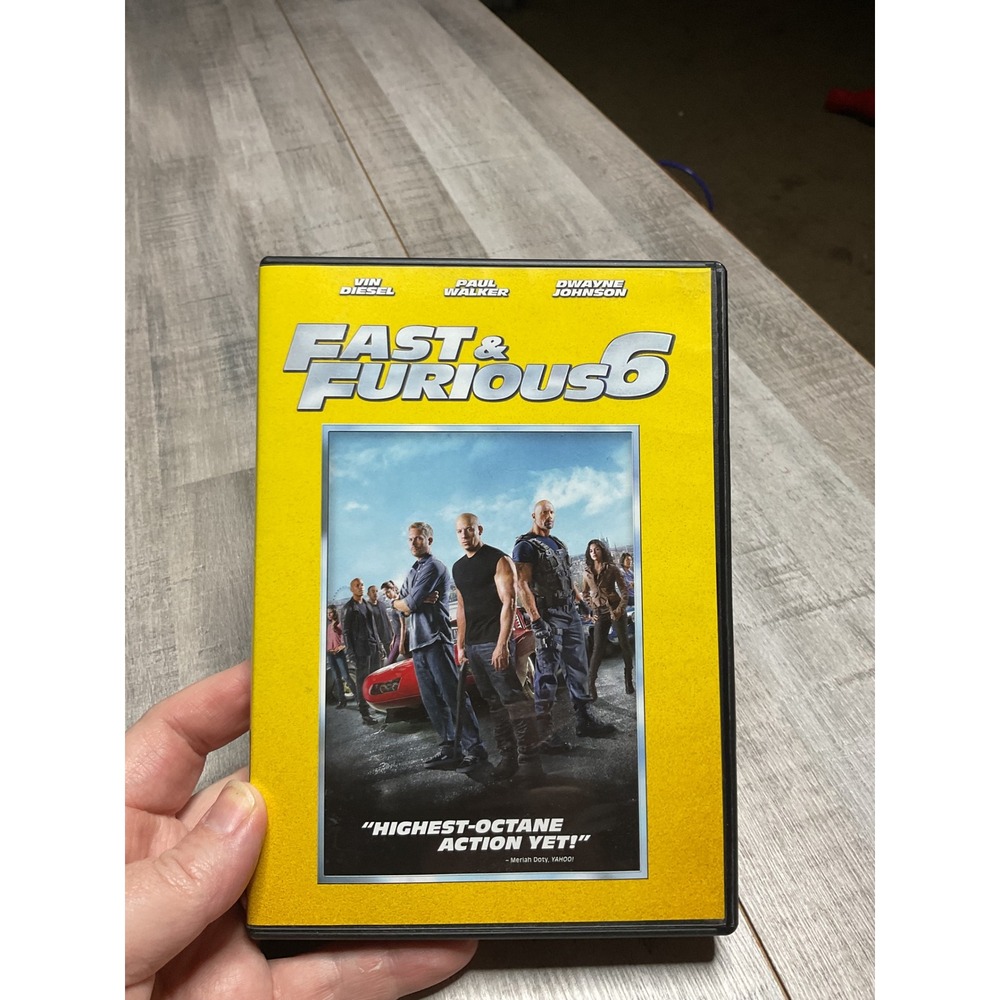 Fast & Furious 6 DVD 2013 Vin Diesel Paul Walker Dwayne Johnson Action Movie